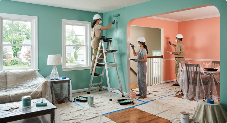 Interior painting and renovation